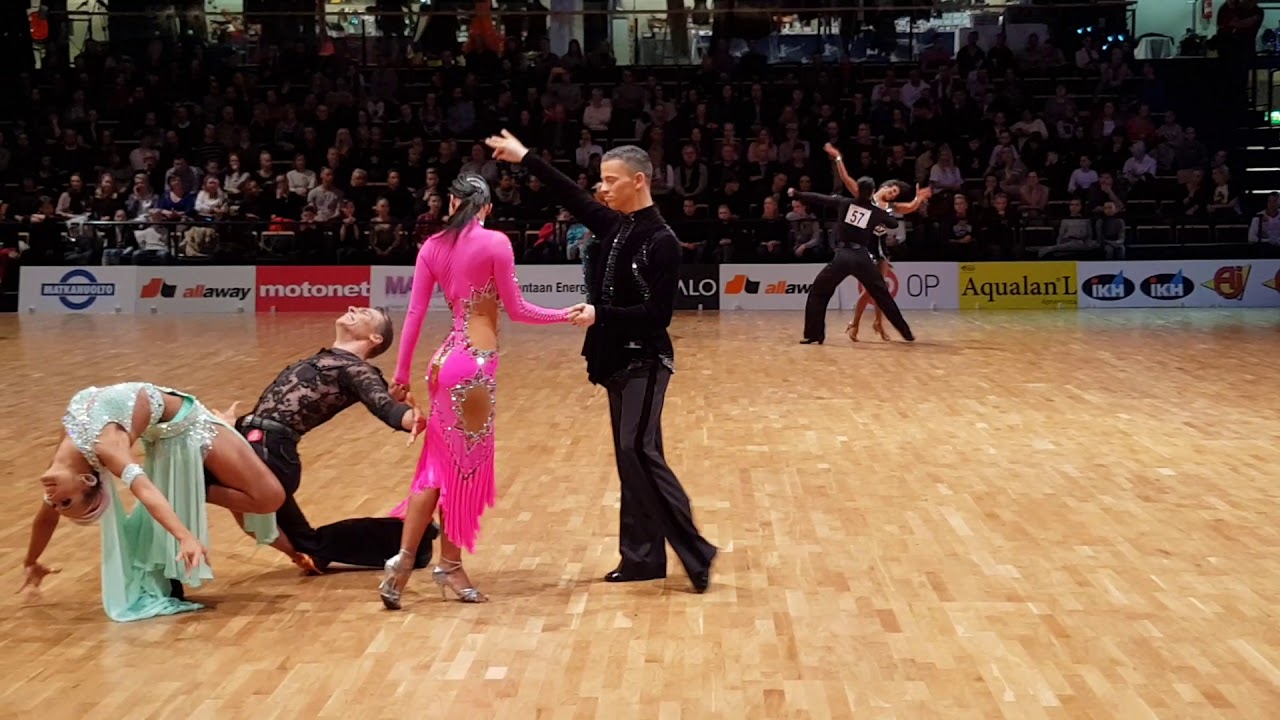 Artyom Liaskovsky & Ksenia Zaputriaeva, Finnish Open 2018, WDSF Grand Slam Latin, Rumba