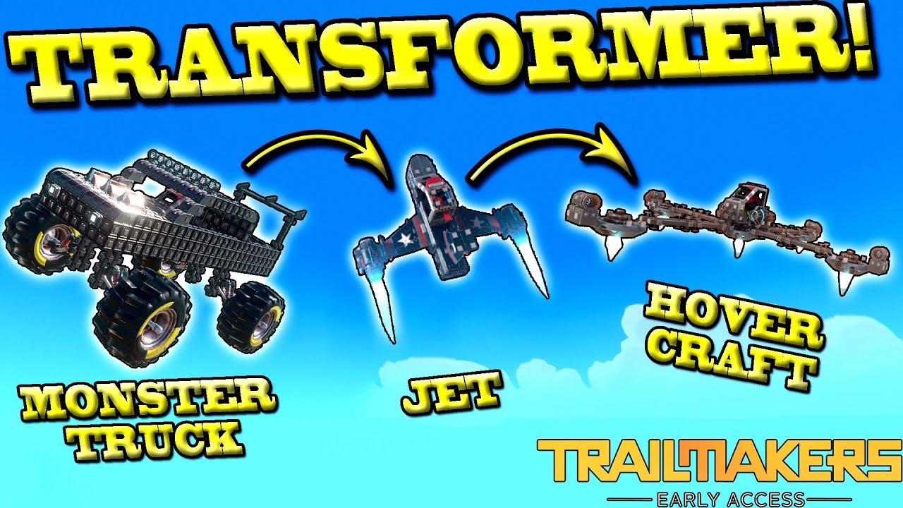 TRANSFORMERS! Monster Truck ▶ Jet ▶ Hovercraft! - Trailmakers Gameplay Free Weekend Ep3
