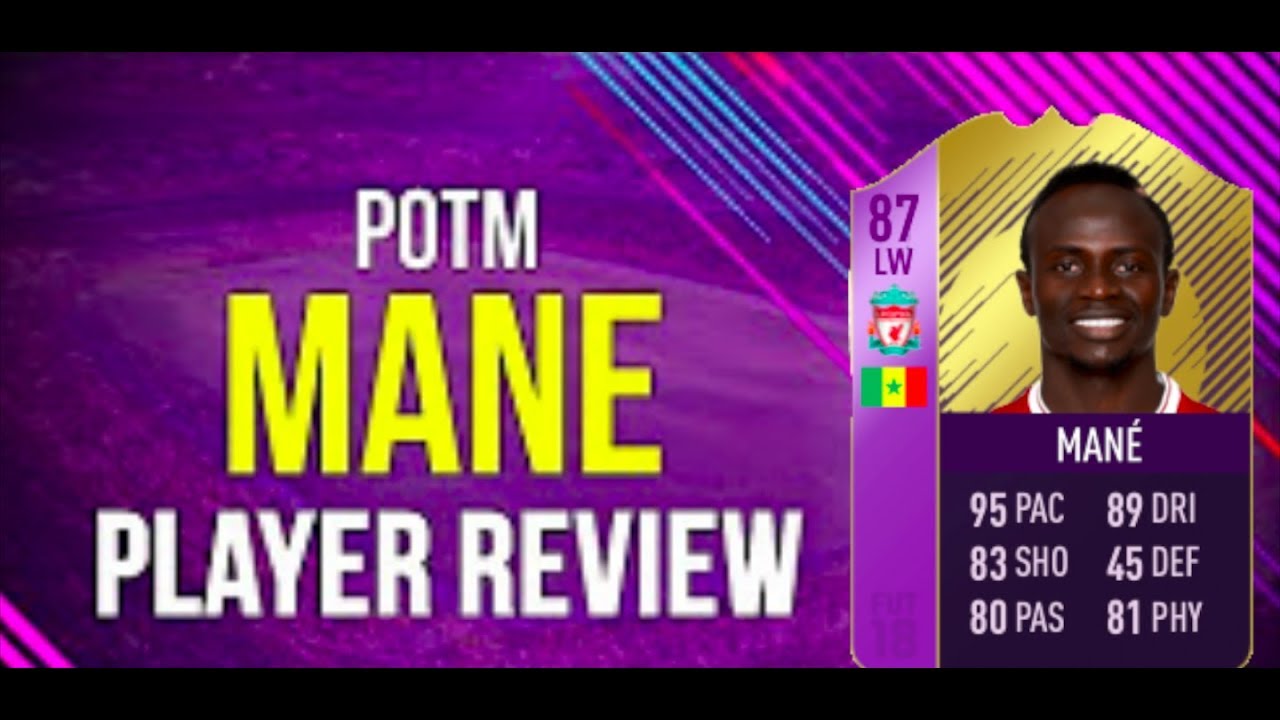 FIFA 18 POTM MANE 87 REVIEW ( BEST WINGER IN THE GAME )