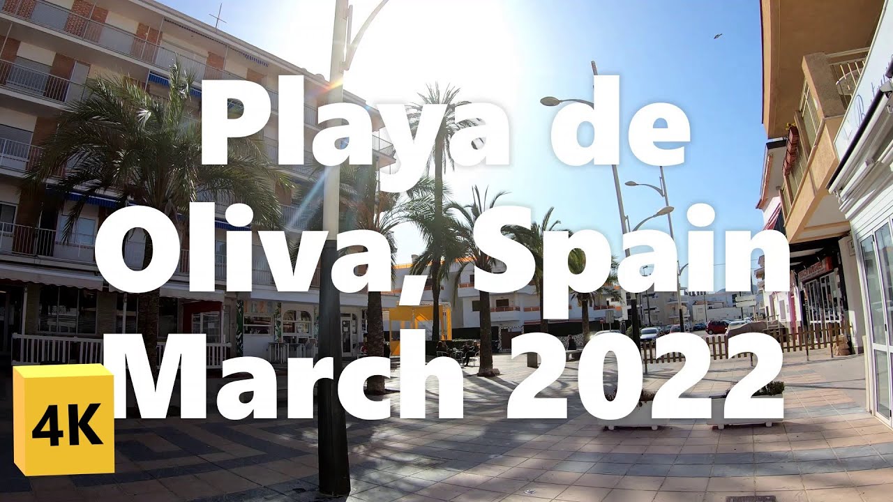 Walking in Oliva Playa, Februrary 2022 (Winter in Spain)