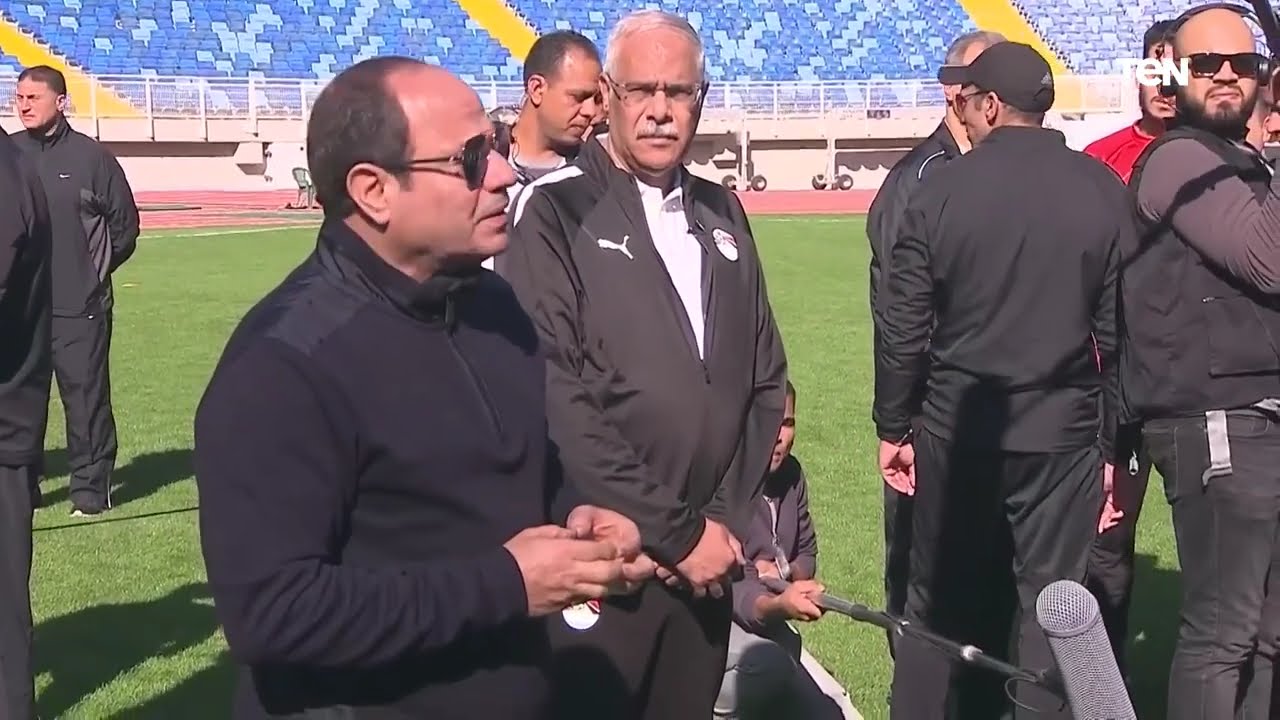الرئيس عبد الفتاح السيسي يتفقد مدينة مصر الدولية للألعاب الأولمبية في العاصمة الإدارية الجديدة.