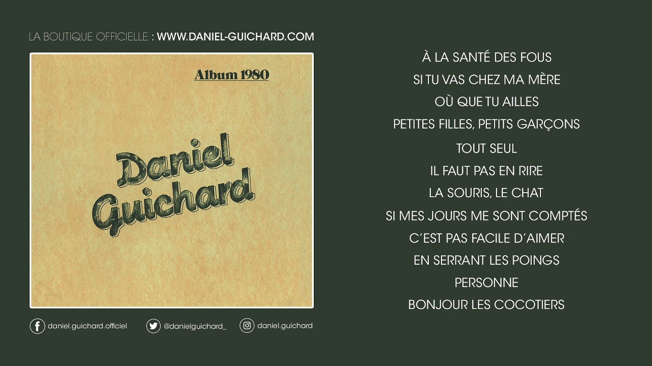Daniel Guichard - En serrant les poings (Audio)