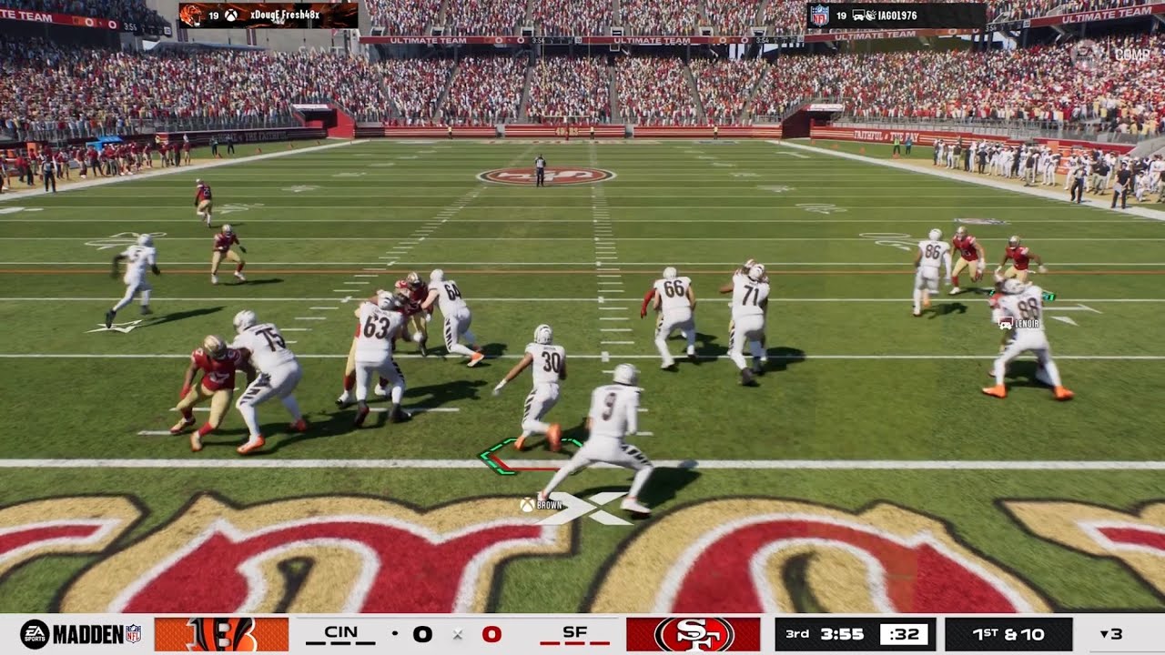CHASE BROWN LONG TOUCHDOWN! Online Madden 26 Bengals 49ers