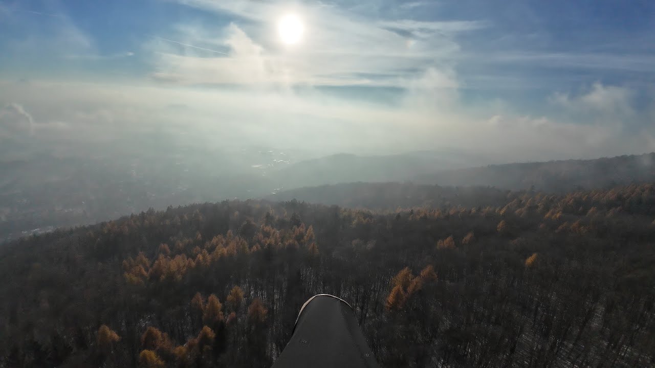 Paragliding in Krupka, November, 2025