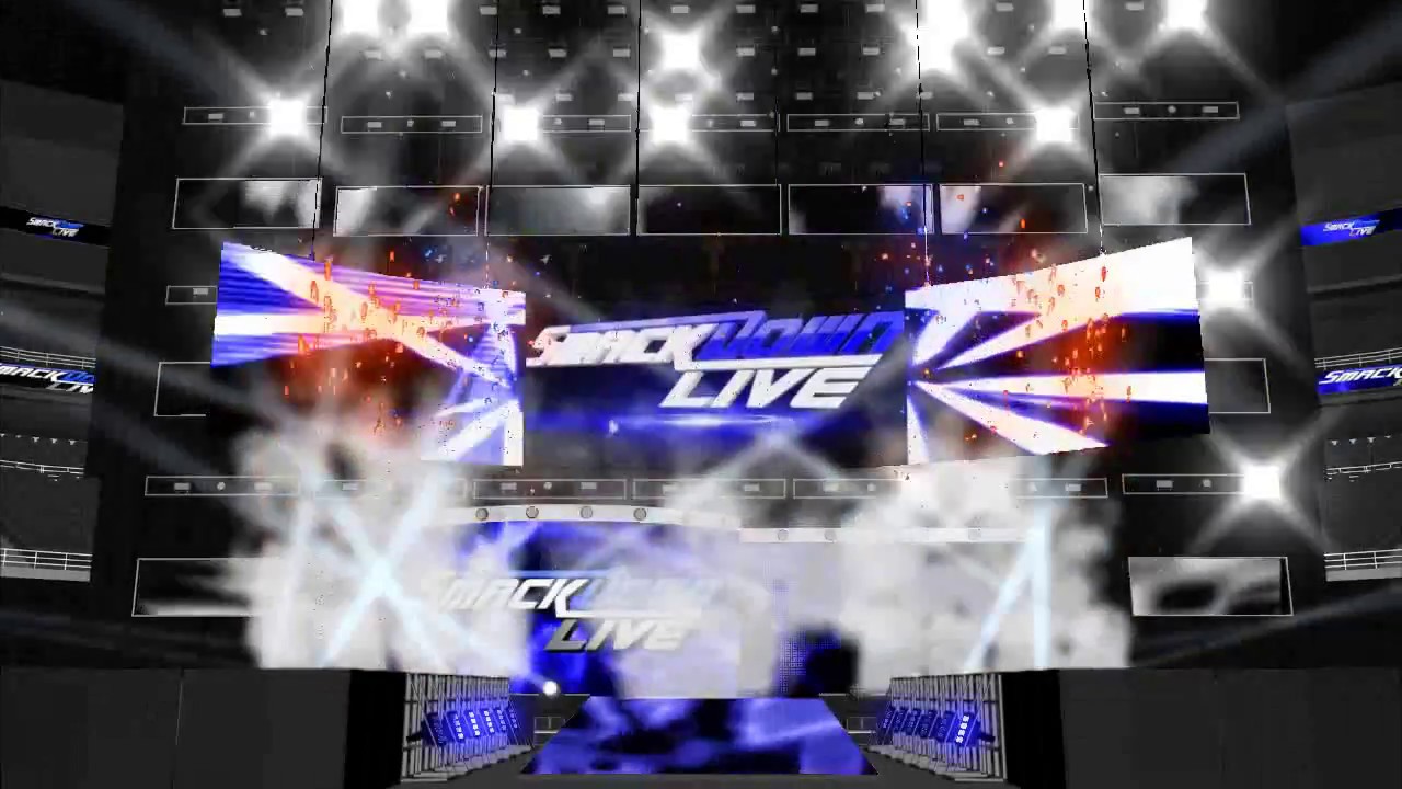 WWE Smackdown Live 2017 Opening Pyro Concept Animation
