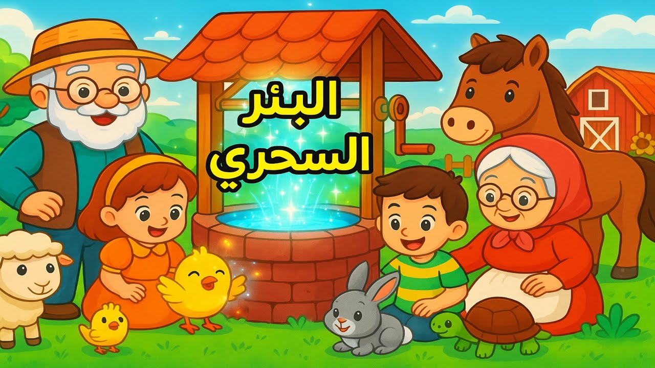 ماذا خرج من البئر السحري في مزرعة الجد
