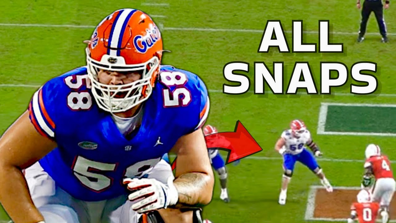 Florida Tackle Austin Barber Vs Miami 2025 | All Pass Blocks | NFL Draft Film
