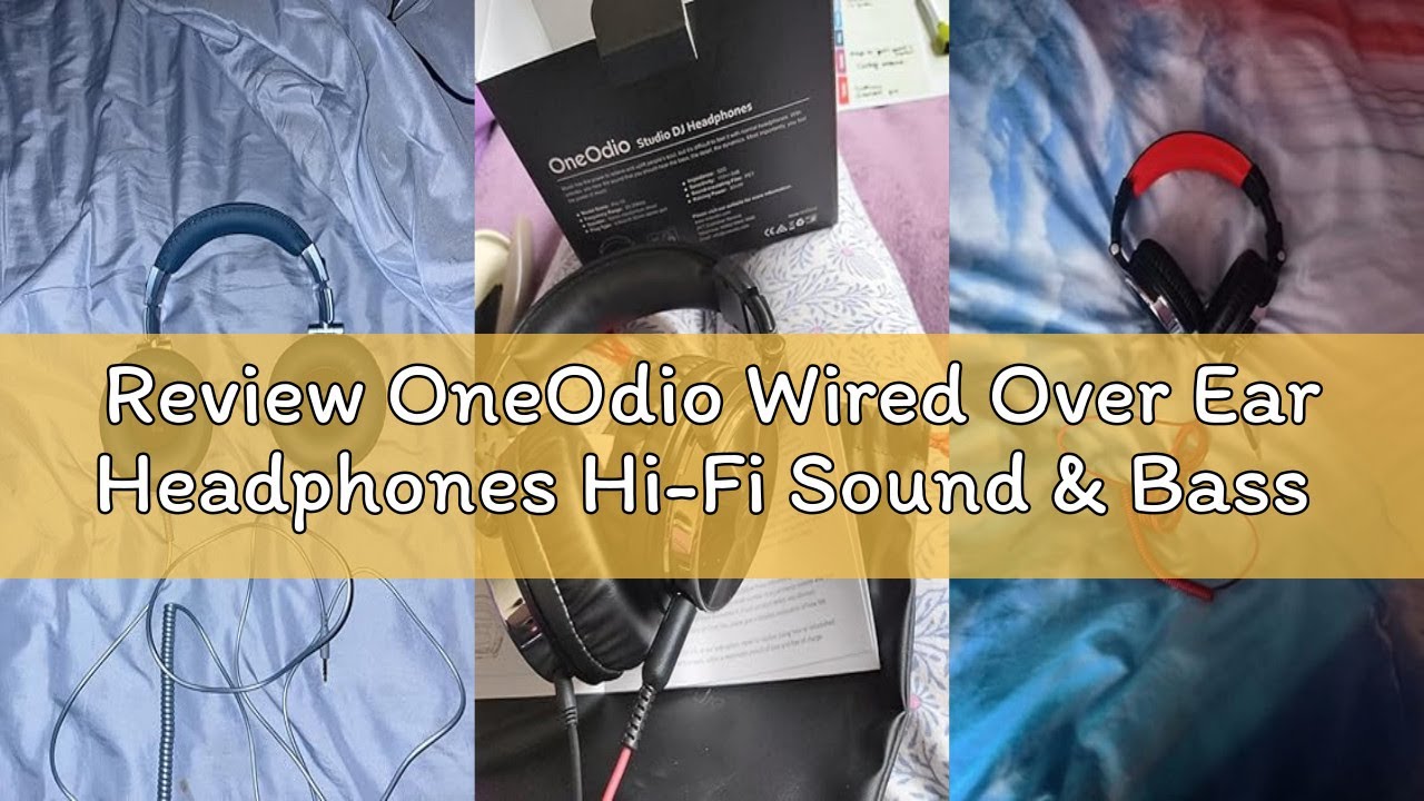 Review OneOdio Wired Over Ear Headphones Hi-Fi Sound & Bass Boosted headphone with 50mm Neodymium Dr