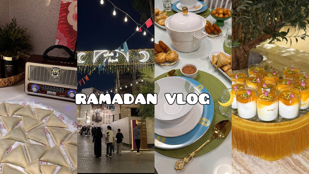 فلوق فطور أول يوم رمضان 🌙 ✨