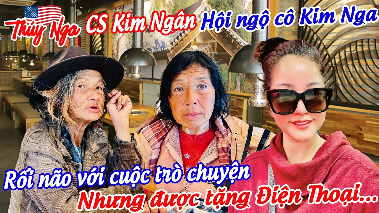 Ca sĩ Kim Ngân hội ngộ cô Kim Nga rối não với cuộc trò chuyện….  nhưng được tặng điện thoại..
