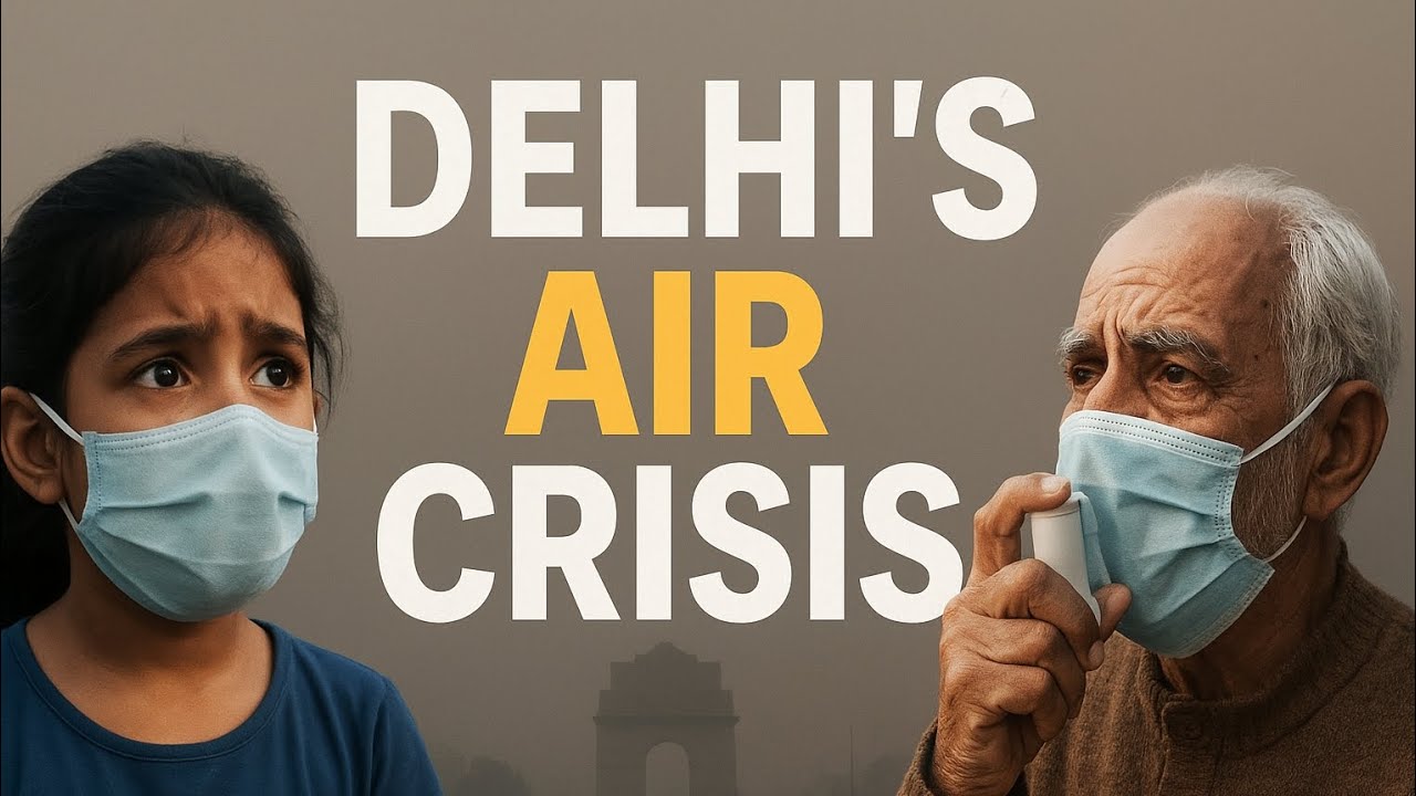  &ldquo;Delhi AQI 500+ | A City Choking Every Day&rdquo;