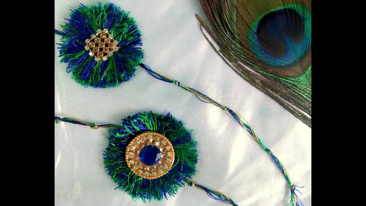 Silk Thread Handmade Designer Rakhi in 5 Minutes || Its makeover tym