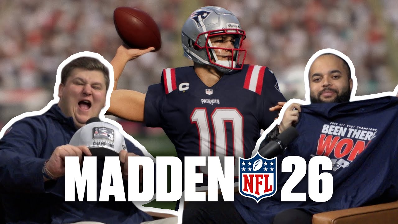 Drake Maye & TreVeyon Henderson COMBINE for Big Win vs. Dolphins | Patriots Madden 26 Simulation