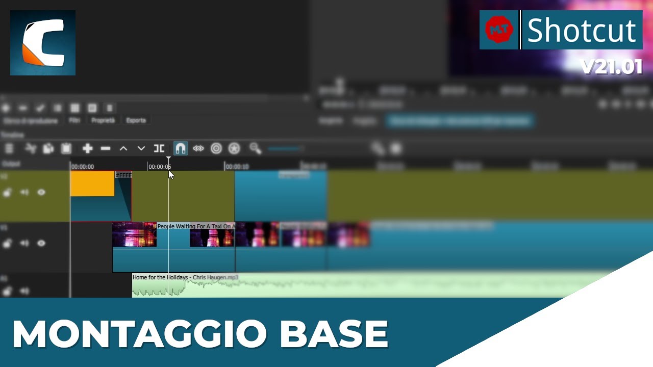 Corso Shotcut 21 - ep. 3: Montaggio base [Tutorial Ita]