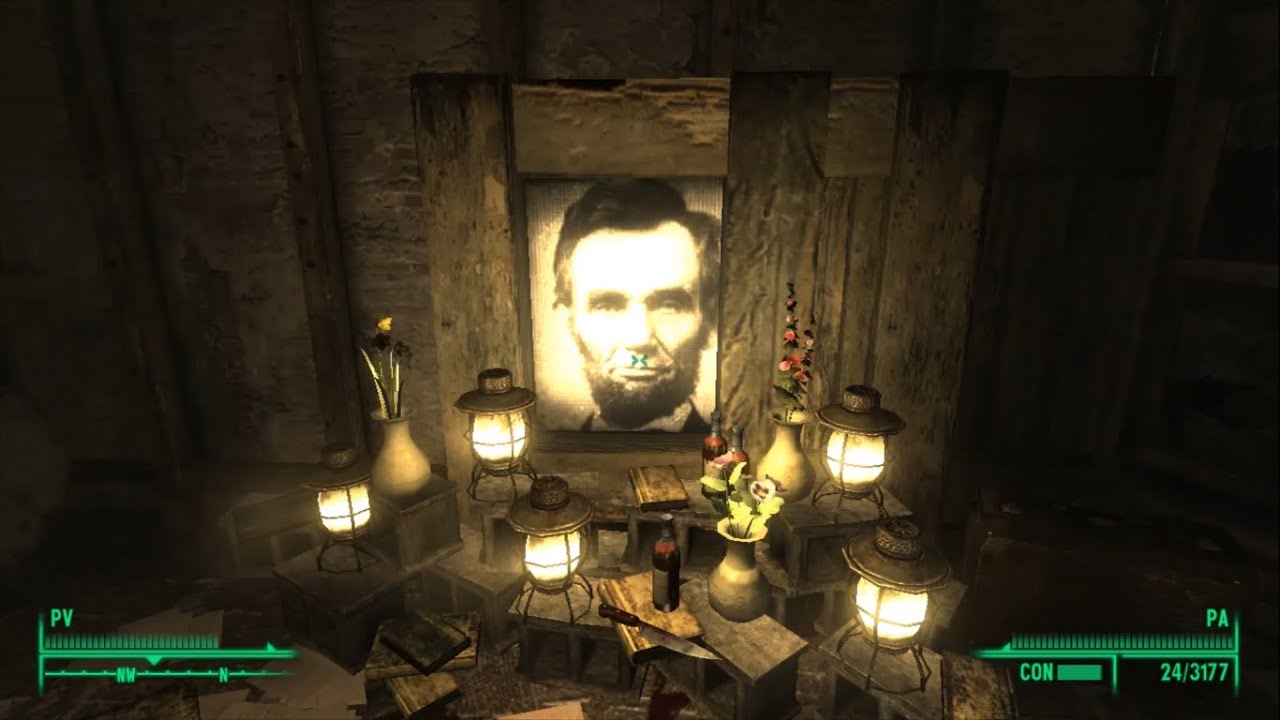 Fallout 3 (Gameplay) - Cementerio de Arlington / Cabezón Suerte (Vault - Tec) - # 64