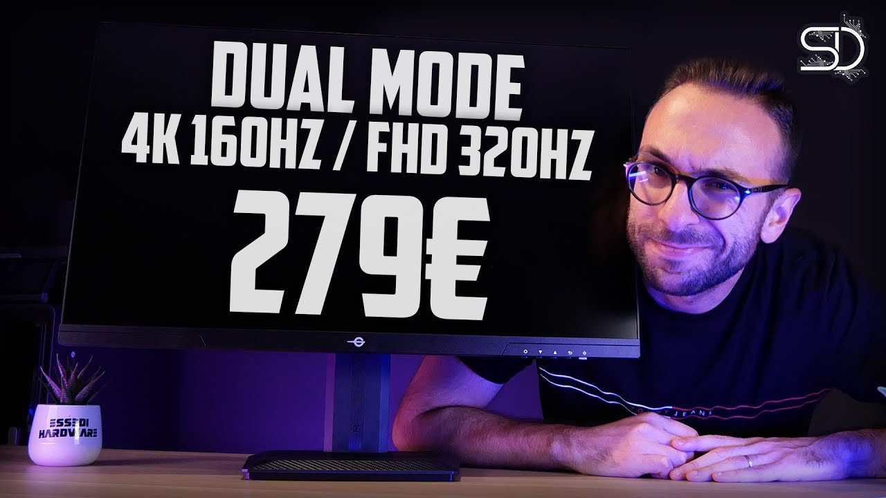 TITAN ARMY P2712V - MONITOR DA GAMING ECONOMICO DUAL MODE (FHD 320Hz/4K 160Hz)
