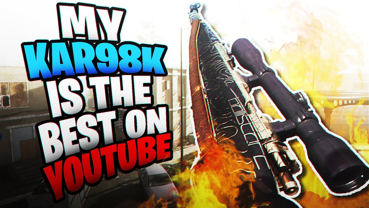 My KAR98K is the BEST on YouTube... #FaZe5 (Warzone Loadout & Gameplay)