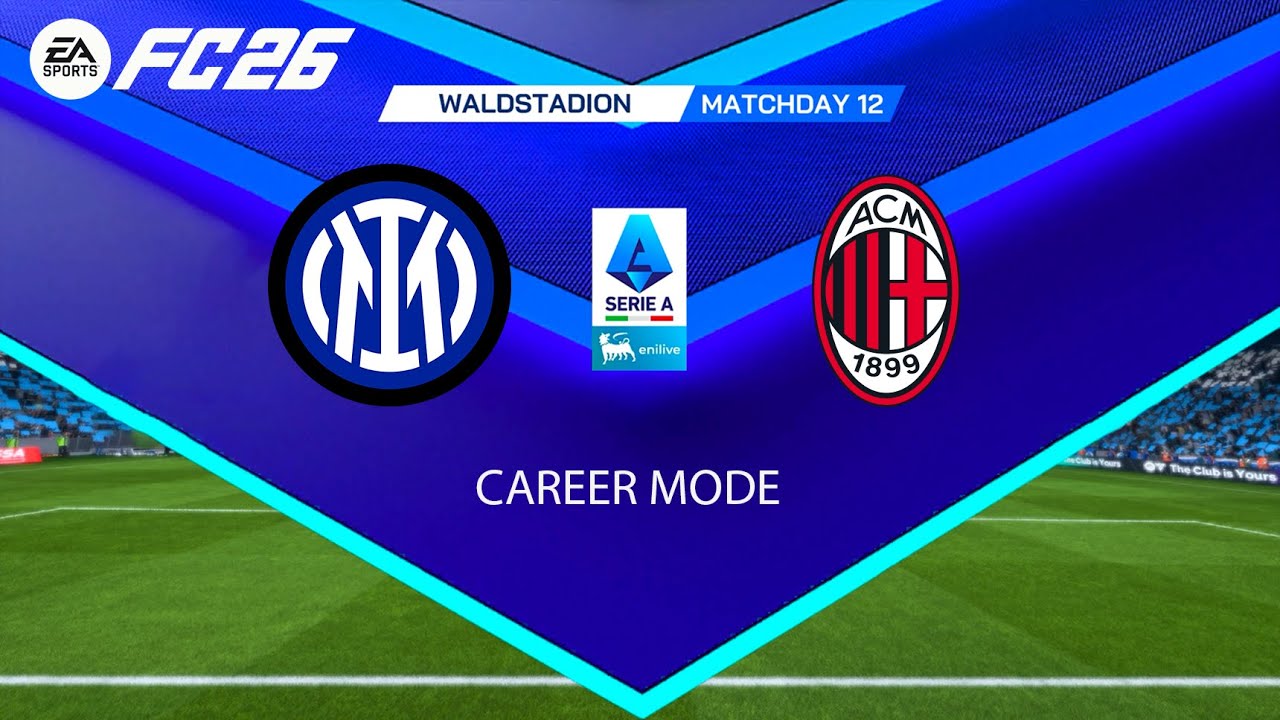 FC 26 - INTER vs AC MILAN | Serie A 2025/26 Giornata 12 – Modalità Career Mode
