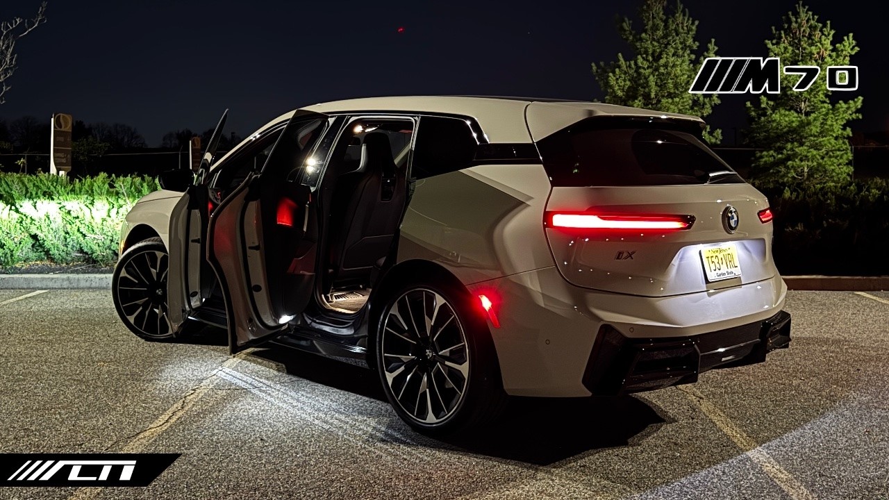 2026 BMW iX M70 POV Night Drive and Tour /// Allcarnews