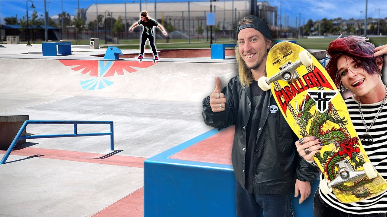 Skating Tustin Skatepark with Christopher Hiett