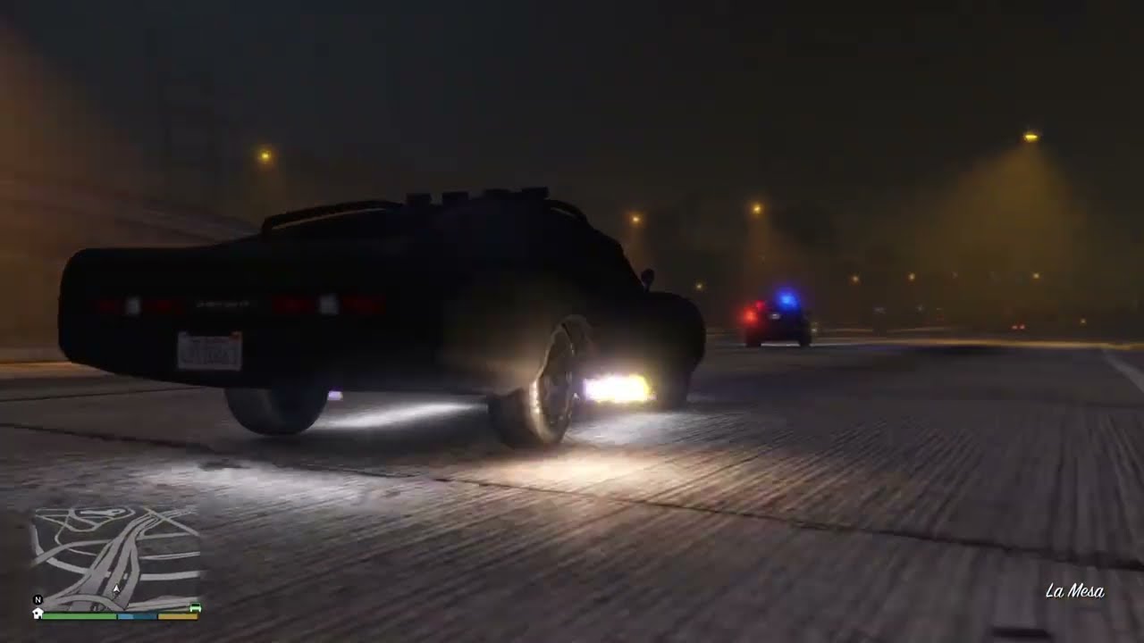 Grand Theft Auto V.  Duke O'Death Police Hot Pursuit. Husband & Wife.