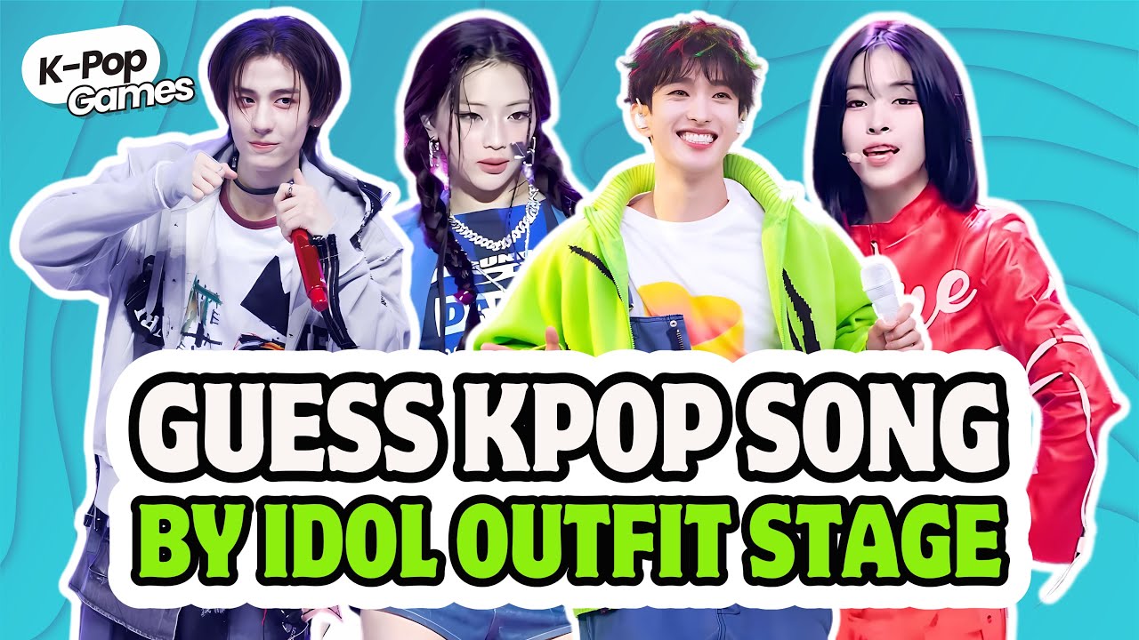 GUESS KPOP SONG'S TITLE BY THE IDOL OUTFIT STAGE  👕👗🎵 |KPOP GAMES 🎮 KPOP QUIZ 💙|
