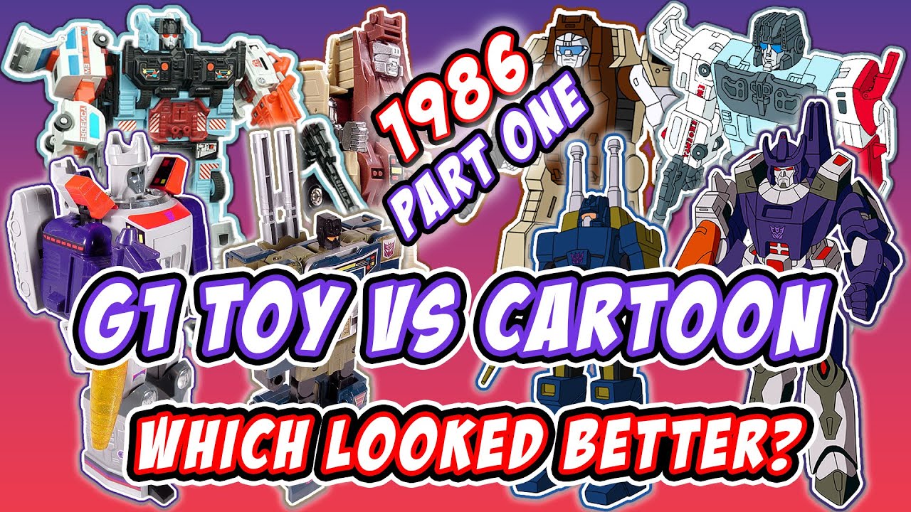 Transformers G1 Toys Vs G1 Cartoon Who Had The Better Design? (1986) - Part One