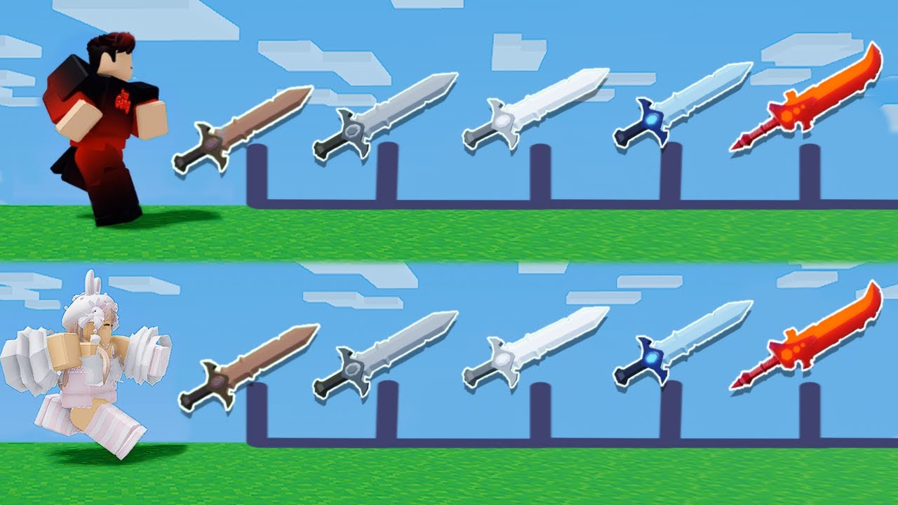 RACE TO RAGEBLADE Challenge In Roblox Bedwars...