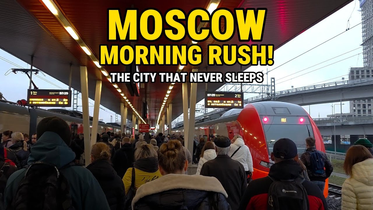 😱🚇I Survived the Moscow Metro at 8 AM / / Я выжил в московском метро в 8 утра. #travel #moscow