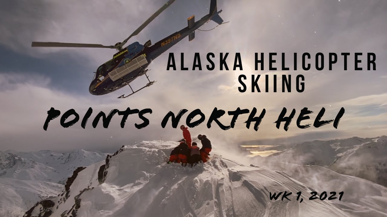 Helicopter Skiing Alaska with Points North Heli #HelicopterSkiing #PointsNorthHeli #Alaska #PNH