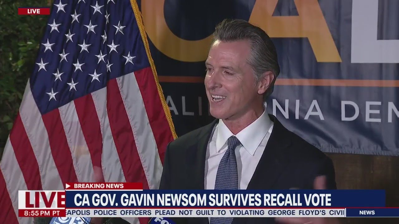 Gavin Newsom wins: California recall election fails, governor stays in office