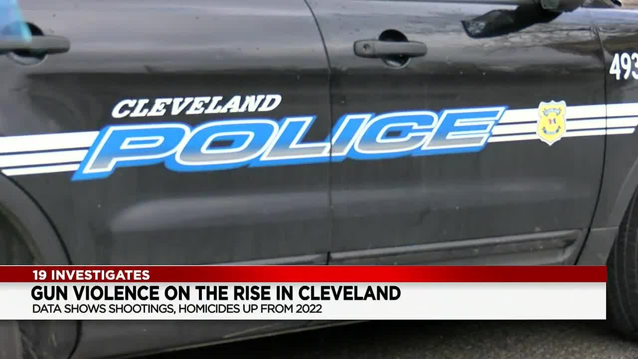 Data shows violent crime on the rise in Cleveland