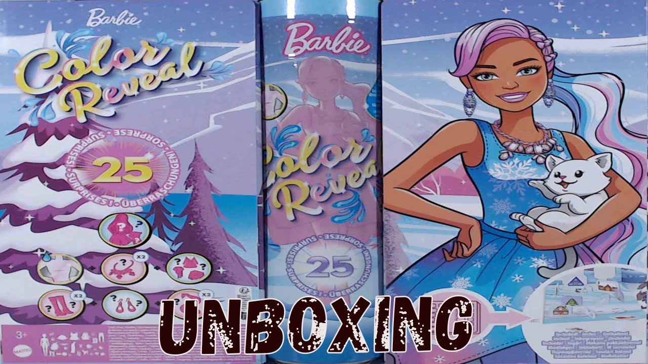 📆 CALENDARIO DE ADVIENTO BARBIE COLOR REVEAL 2022 UNBOXING 😍