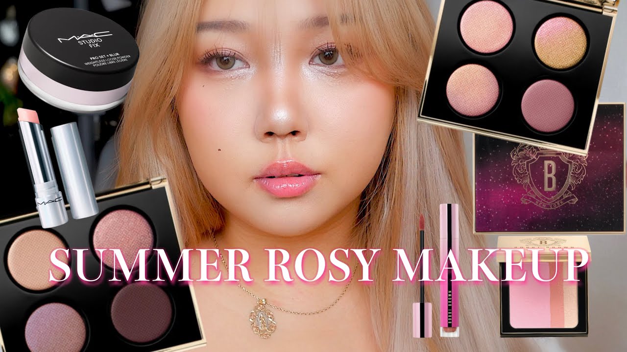 夏の新作コスメで夏のロージーメイク/Summer Rosy Makeup