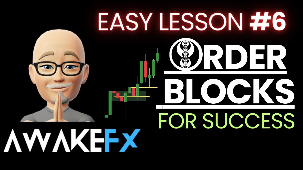 Easy ICT Order Block Strategy for Entries - Lesson 6  - SMC - Smart Money Concepts