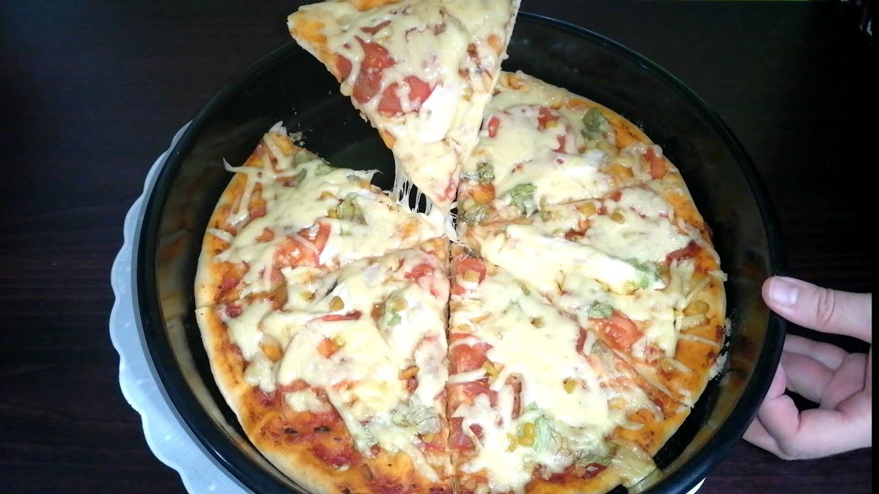 Домашная ПИЦЦА 🍕. Пицца в Духовке! Уйда мазали Пицца тайерлеймиз.