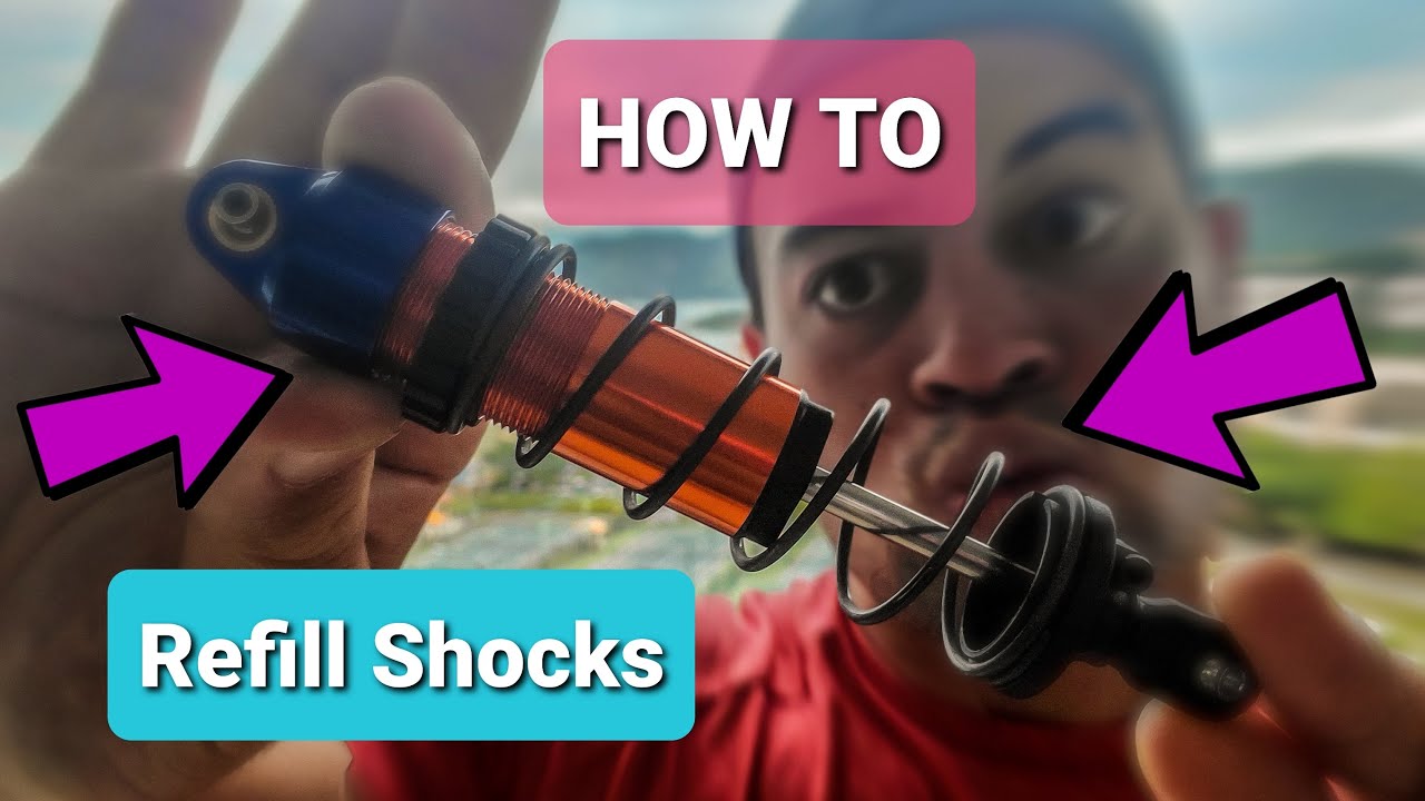 TRAXXAS MAXX - HOW TO Refill Shocks