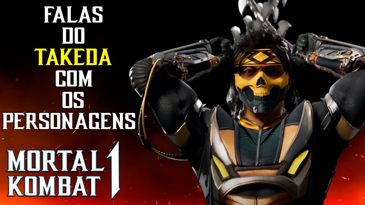 Falas do Takeda com os personagens - Mortal Kombat 1