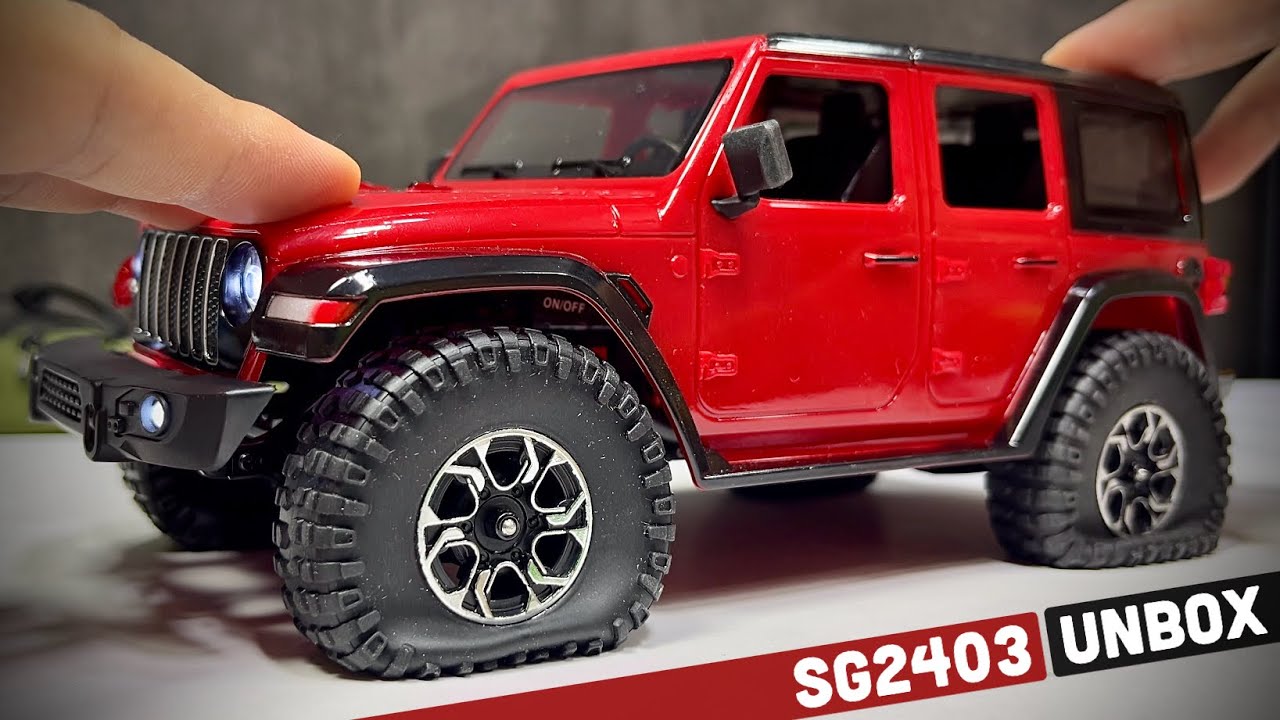 Unboxing !! $45 Pinecone Model SG2403 Jeep 4WD RC Scale 1:24