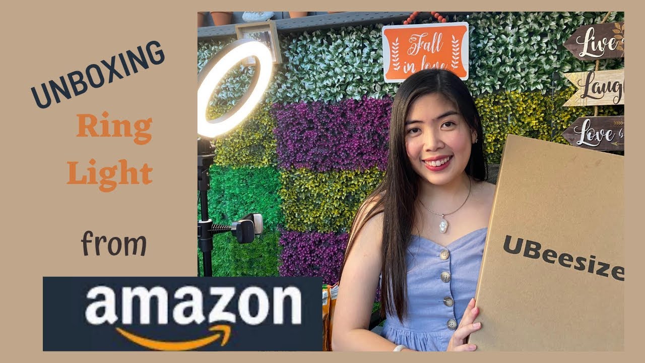 UNBOXING 8” UBEESIZE RING LIGHT 💡 (AMAZON)