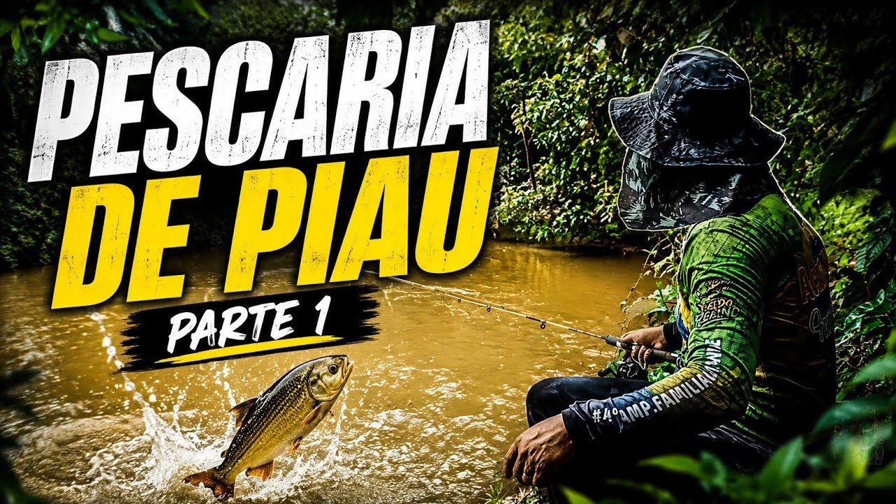 PESCARIA NO RIO CAITETE PARTE 1