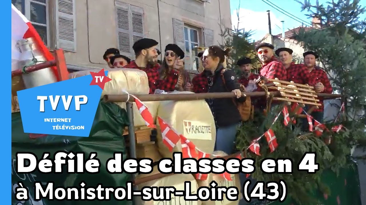 DÉFILÉ des CLASSES en 4 à MONISTROL-sur-Loire (43) - TVVP
