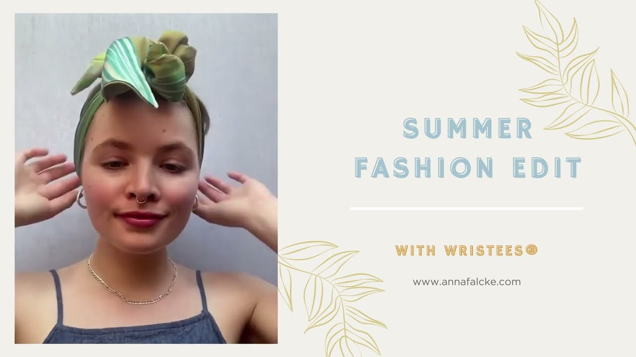 Styling our Hand-dyed Headscarves