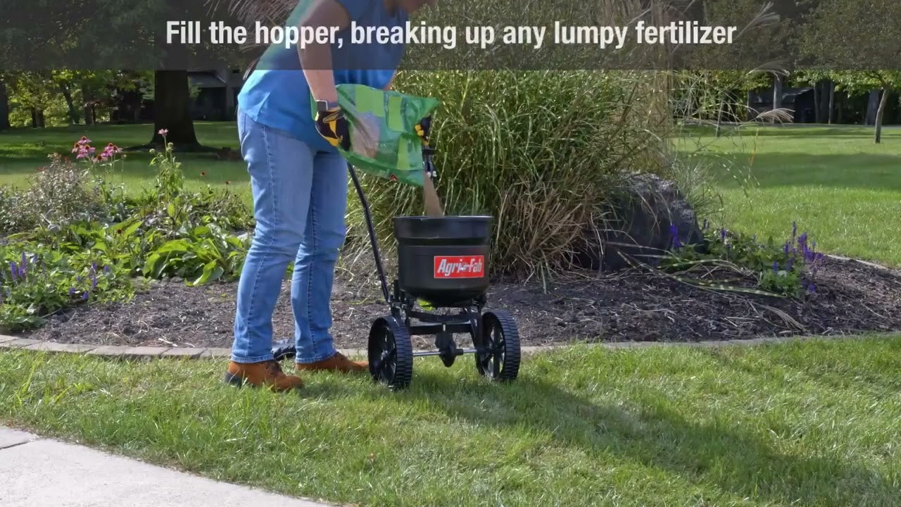 Safety, Operation & Maintenance: Agri-Fab 50lb Push Spreader 45-0566