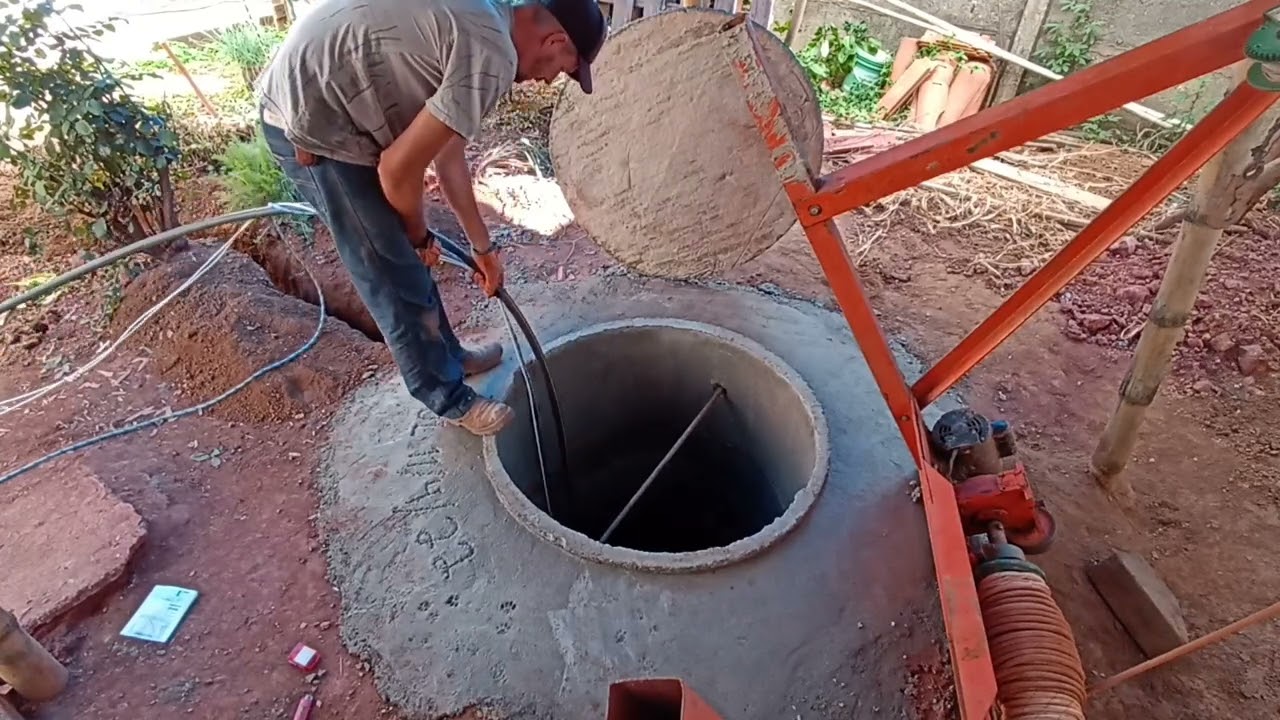 como instalar bomba no poço cisterna, final 🙏