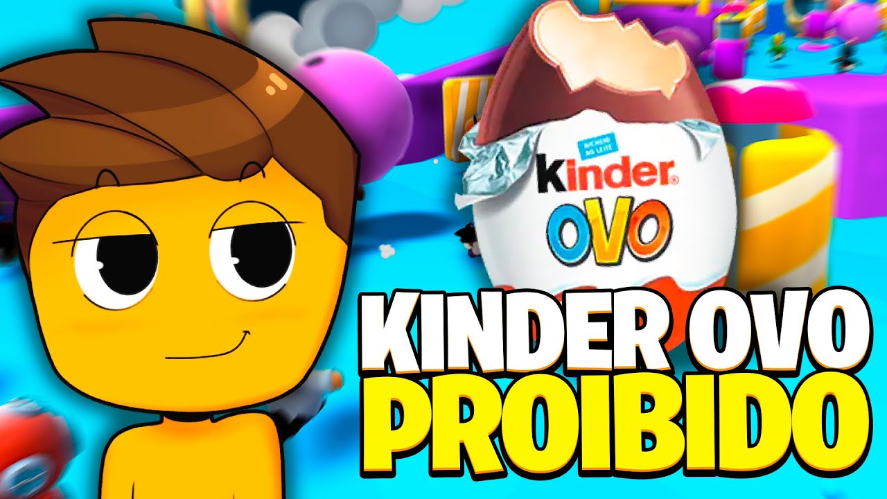 🥚 STUMBLE GUYS MAS O KINDER OVO ESCOLHE A COR PROIBIDA 🦖