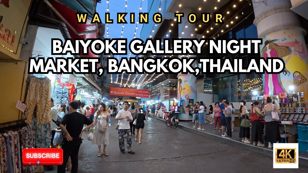 BAIYOKE GALLERY NIGHT MARKET BANGKOK TOUR #shopping #bangkokshopping #baiyoke #thailandvlog #market