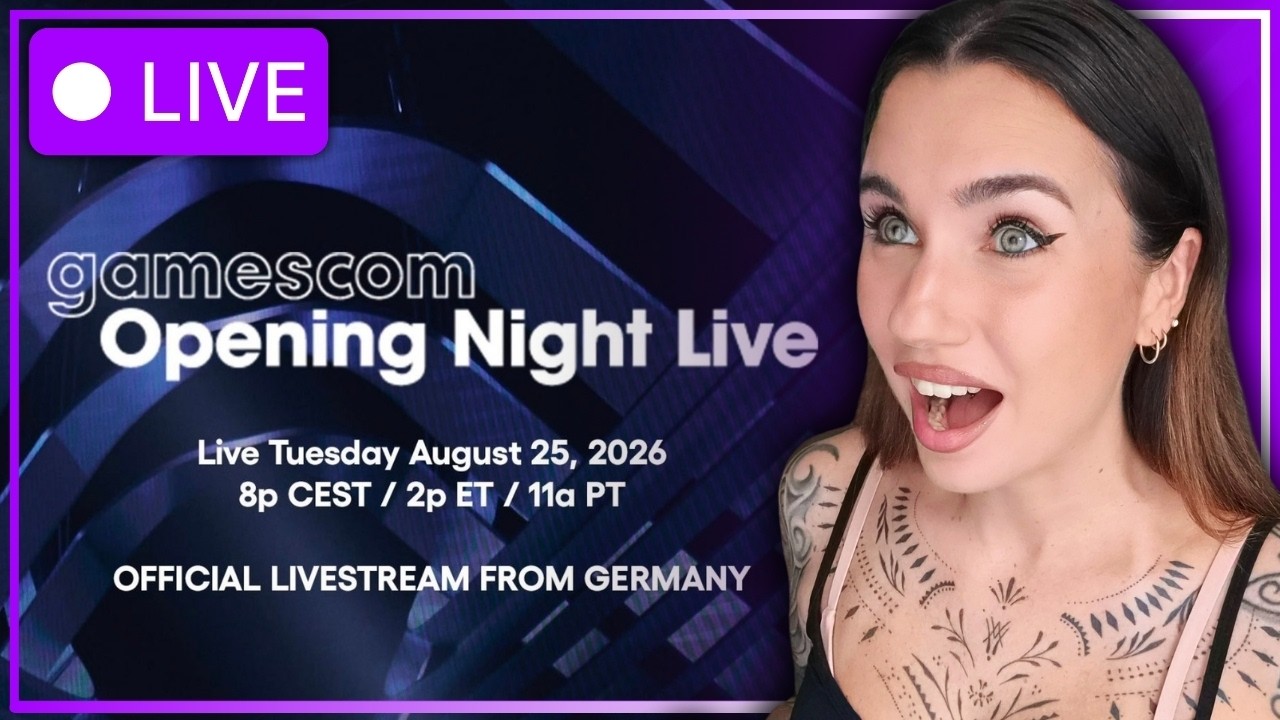 🟣Gamescom 2026 Opening Night Live (Official Co-Stream) | Thundrea | LIVE REACTION
