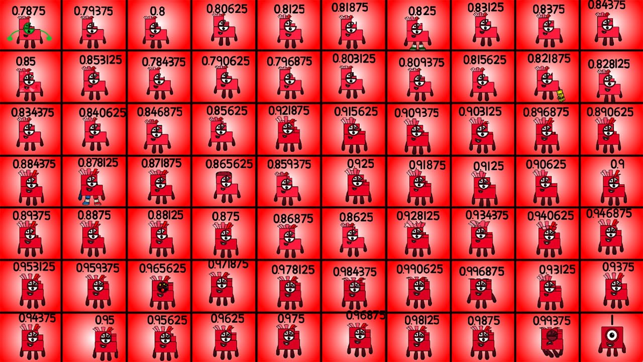 Numberblocks Band 0.784375 - 1 | Compilation Incredibox COMPLETE #numberblocks #incredibox
