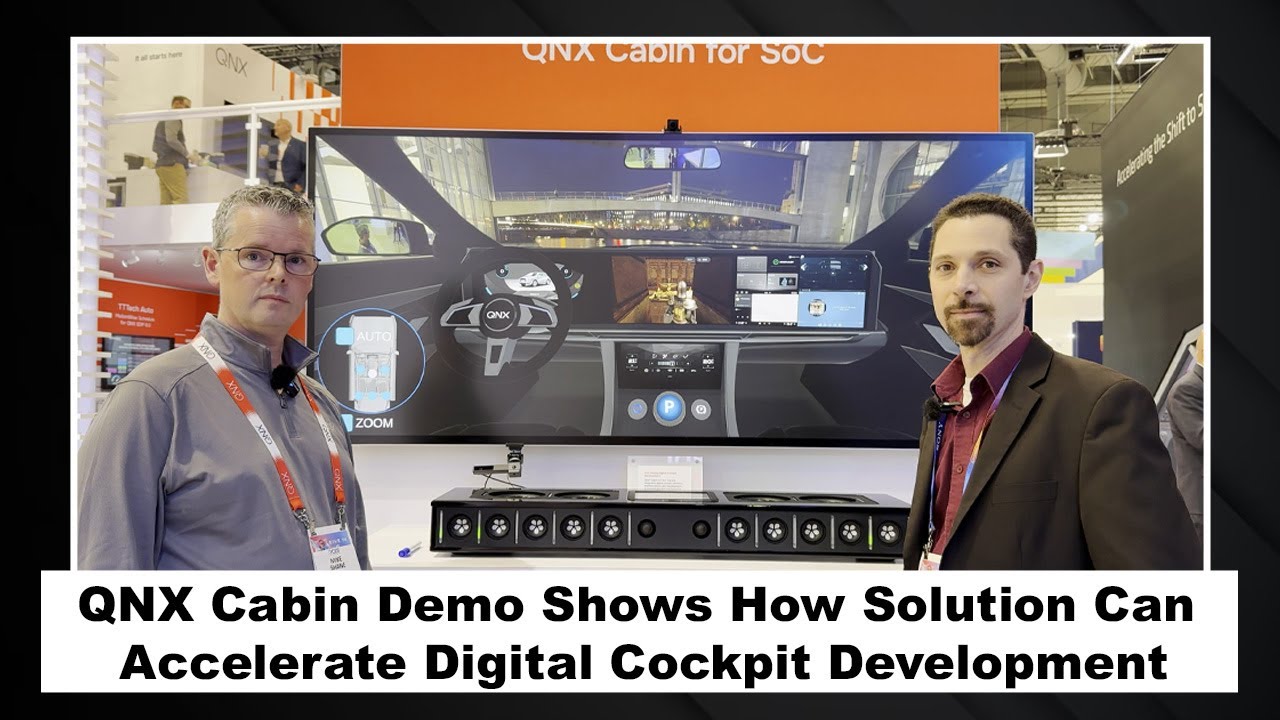 CES 2025: QNX Cabin Demo Shows How Solution Can Accelerate Digital Cockpit Development